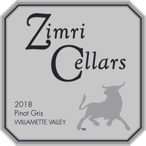 2018 Zimri Cellars Pinot Gris